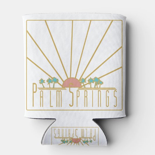 Palm Springs Bachelorette/Bruiloft Koelbox Blikjeskoeler (Achterkant)