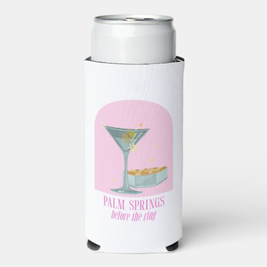 Palm Springs Bachelorette Koelbox (Seltzer Voorkant)