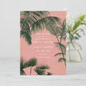 Palm Springs bewaart de datum Save The Date (Staand voorkant)