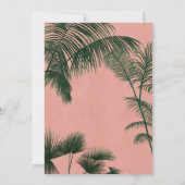 Palm Springs bewaart de datum Save The Date (Achterkant)