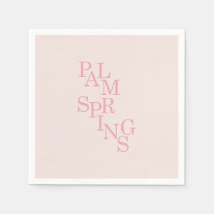 Palm Springs Blush Pink Servet