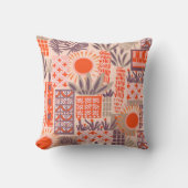 Palm Springs Cactus en Palm Tree Design Kussen (Voorkant)