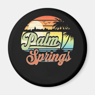 Palm Springs California Beach Vacation Sunset Magneet