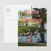 Palm Springs California Briefkaart (Voorkant / Achterkant)