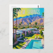 Palm Springs California Briefkaart (Voorkant / Achterkant)
