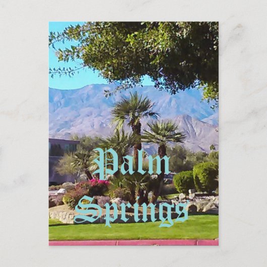 Palm Springs California Briefkaart (Voorkant)