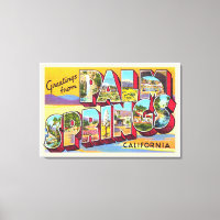 Palm Springs California CA Large Letter Briefkaart