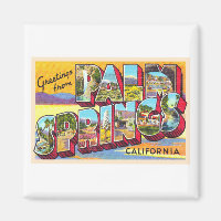Palm Springs California CA Large Letter Briefkaart