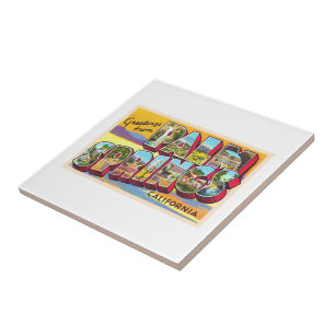 Palm Springs California CA Large Letter Briefkaart Tegeltje