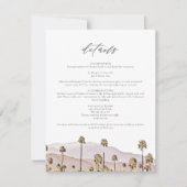 PALM SPRINGS California Mountains — Kaart (Voorkant)