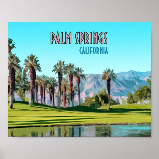 Palm Springs California  Poster (Voorkant)