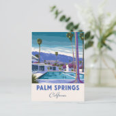 Palm Springs California vintage Briefkaart (Staand voorkant)