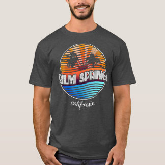 Palm Springs    CaliforniaRetro Palm Tree T-shirt