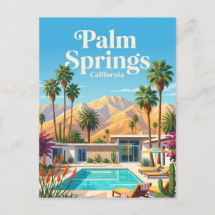 Palm Springs Californië Briefkaart