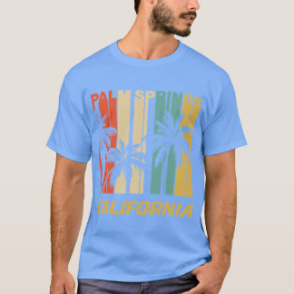 Palm Springs Californië Grappige Palmboom Vakantie T-shirt