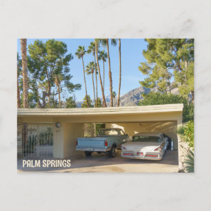 Palm Springs Californië Mideeuw moderne foto Briefkaart