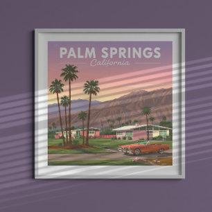  Palm Springs Californië Poster