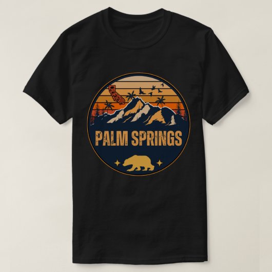 Palm Springs, Californië T-shirt (Design voorkant)