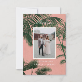 Palm Springs dank u Bedankkaart