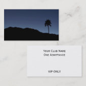 Palm Springs de CARTE DE VISITE dans les ombres (Devant / Derrière)