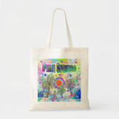 Palm Springs Deep Dream Canvas tas (Voorkant)
