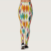 Palm Springs Diamonds Mideeuw Modern Patroon Leggings (Achterkant)