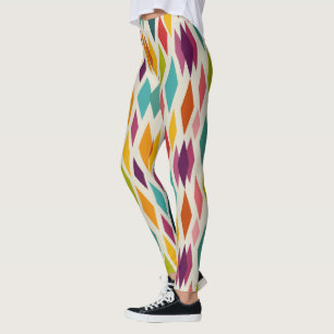 Palm Springs Diamonds Mideeuw Modern Patroon Leggings