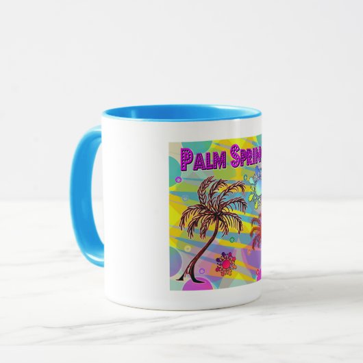Palm Springs Happy en Hope Mok (Voorkant links)