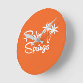 Palm Springs Horloge murale moderne du milieu du s (Angle)