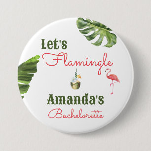 Palm Springs laatste flamingle vrijgezellenfeest Ronde Button 7,6 Cm