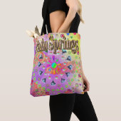 Palm Springs Lucky Golden Canvas tas (Dichtbij)