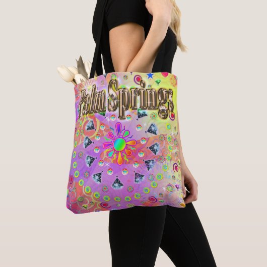 Palm Springs Lucky Golden Canvas tas (Dichtbij)
