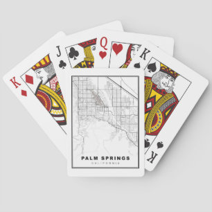 Palm Springs Map Pokerkaarten