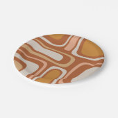 Palm Springs Mid Century Modern Boho Abstract Papieren Bordje (Gekanteld)