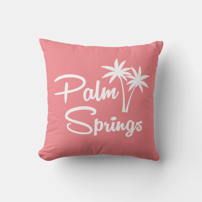 Palm Springs Mid Century Modern Pillow Kussen (Voorkant)