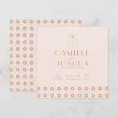 Palm Springs retro bruiloft (Voorkant / Achterkant)