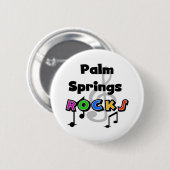 Palm Springs Rocks Ronde Button 5,7 Cm (Voorkant /achterkant)
