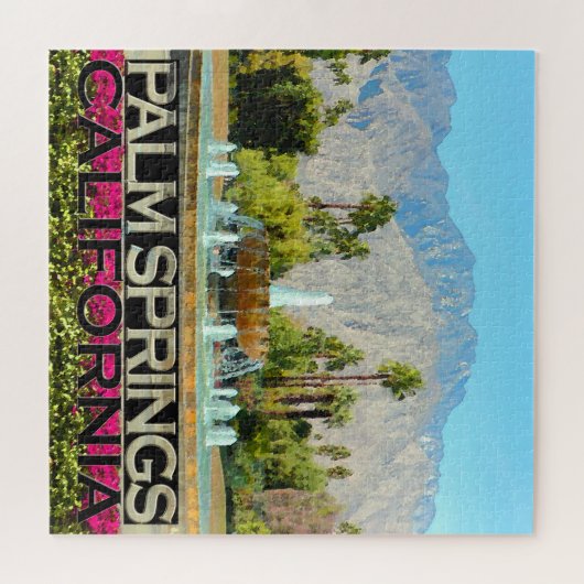 Palm Springs Square Puzzle Legpuzzel (Horizontaal)