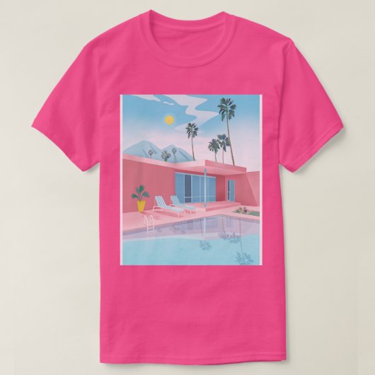 Palm Springs T-shirt (Design voorkant)