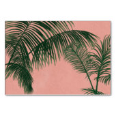 Palm Springs Tafelplaatskaart Kaart (Achterkant)