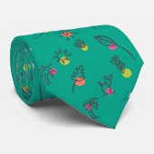 Palm Springs Theme Summer Pattern Stropdas (Opgerold)
