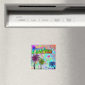 Palm Springs Vivid Romance Magnet (In Situ (Lave-vaisselle))