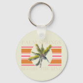 Palm Springs voor de Ring - Retro Bachelorette Sleutelhanger (Voorkant)