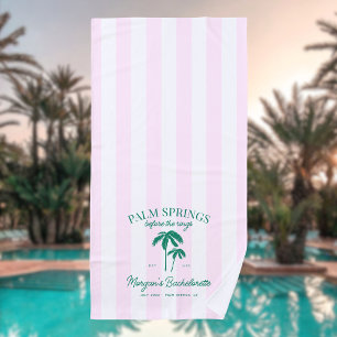 Palm Springs voor de ringen vrijgezellenfeest Strandlaken