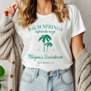 Palm Springs voor de ringen vrijgezellenfeest Tri-Blend Shirt