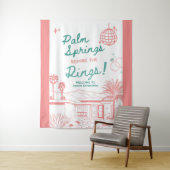 Palm Springs voor de ringen Wandkleed (In situ)