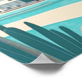 Palm Springs Waterverf Poster (Hoek)