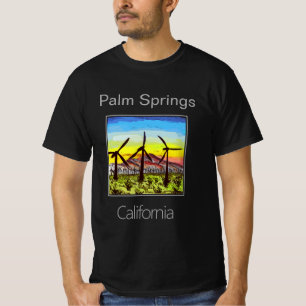 Palm Springs Windmills, Californië T-shirt