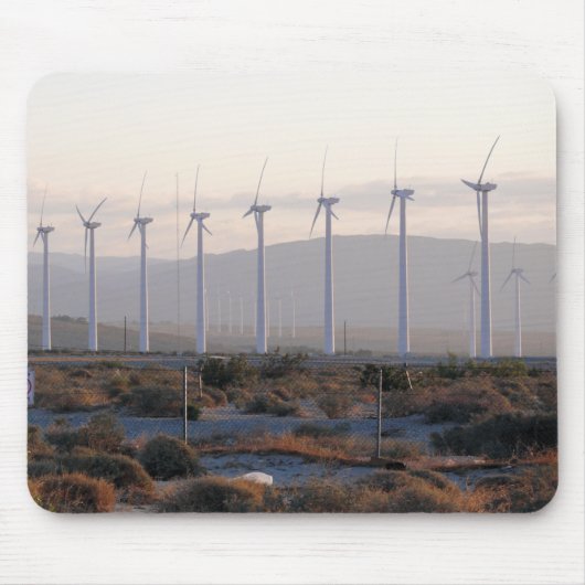 Palm Springs Windmolens Muismat (Voorkant)