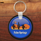 Palm Springs-woestijn Sleutelhanger (Voorkant)